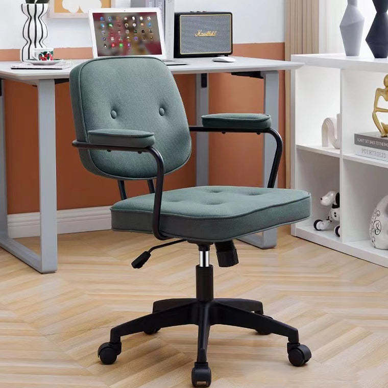 Scandinavian Fabric Wood Steel Nylon Desk Chair