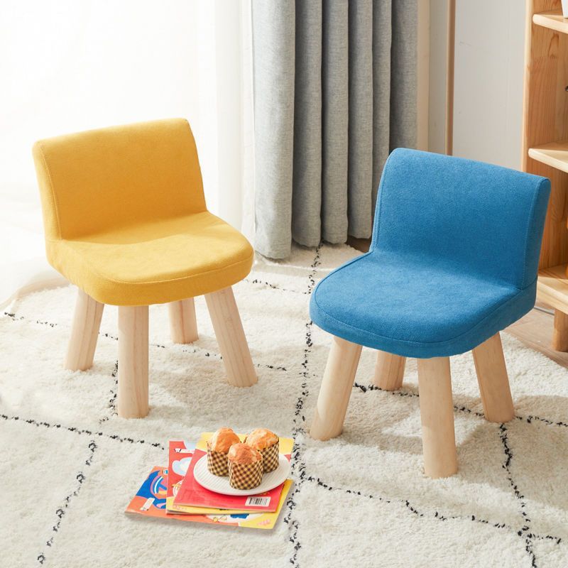 Contemporary Solid Wood Chair — Pink