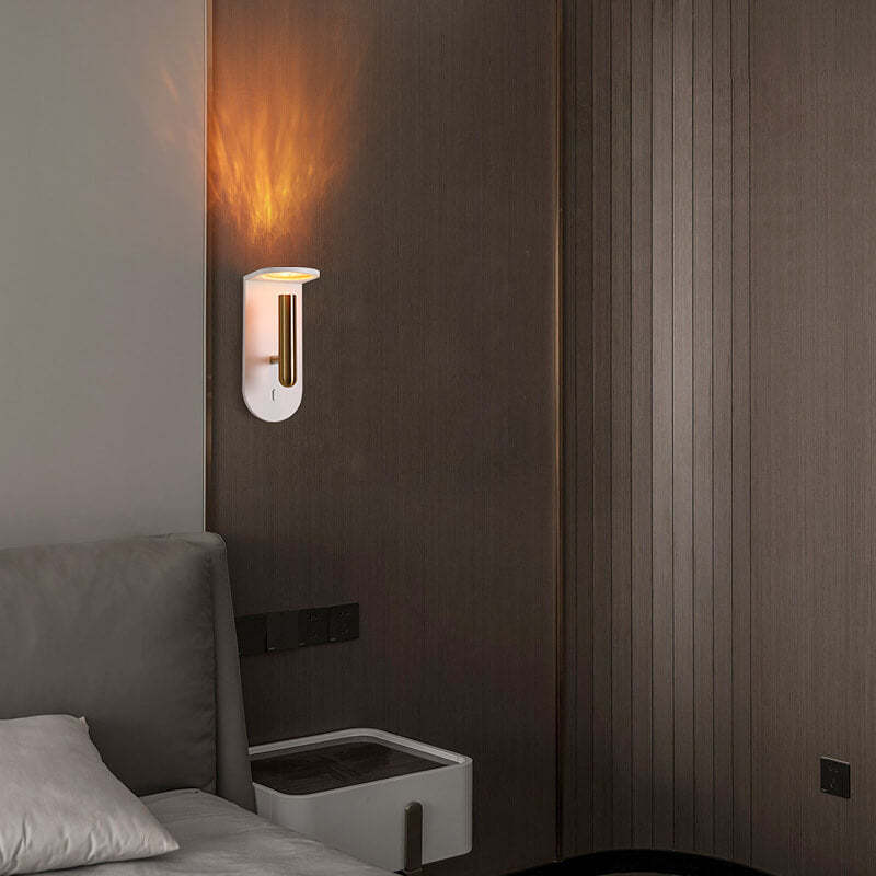 Industrial Flame Light Shadow Rotatable LED Wall Sconce
