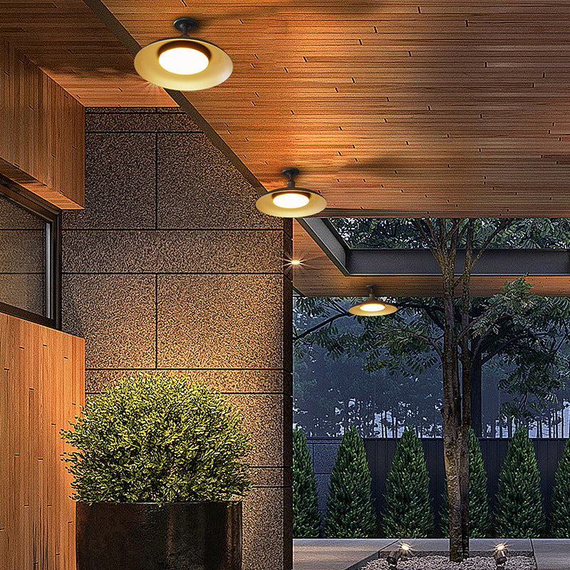 Scandinavian Carbonized Waterproof Ceiling Light