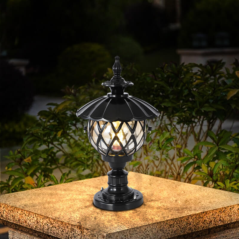 European Lotus Column Outdoor Landscape Light
