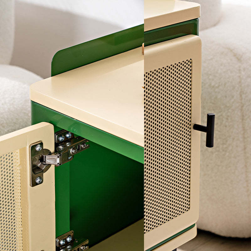 Nordic Square Metal 2-Tier Side Table