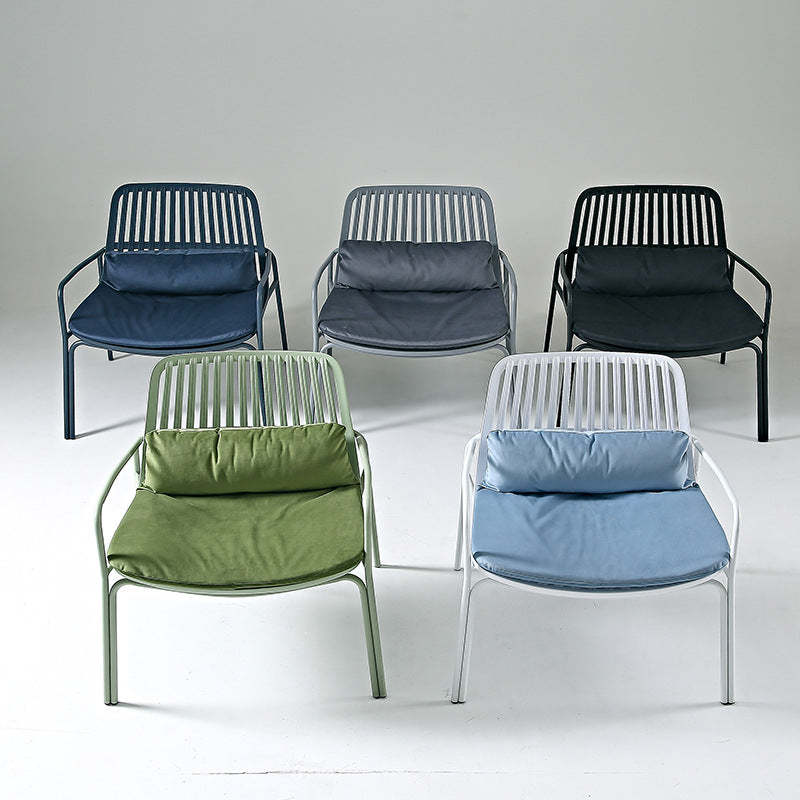 Nordic Rectangular Steel Armchair