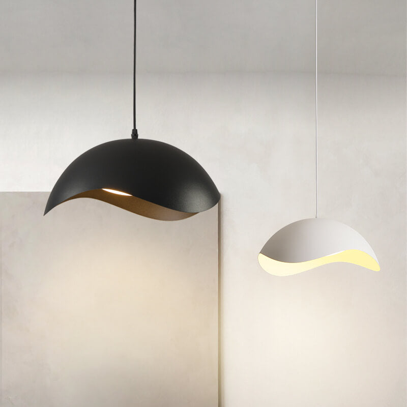 Nordic Minimalist Dome Wave LED Pendant Light