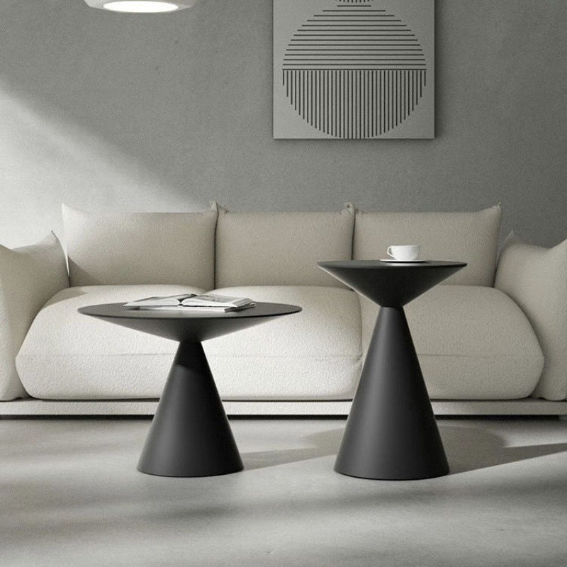 Minimalist Cone Aluminum End Table