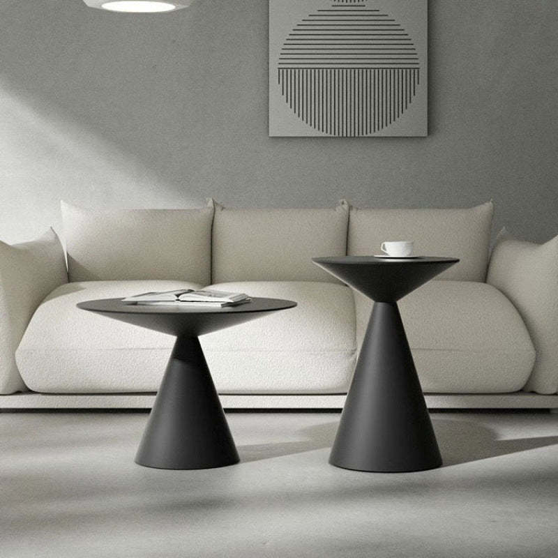 Minimalist Cone Aluminum End Table