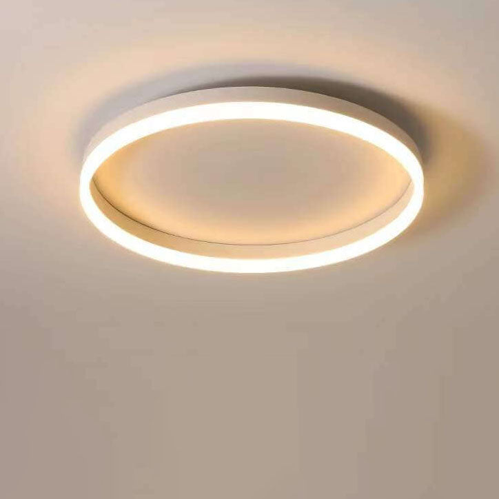 Nordic Circle Ring Iron Acrylic LED Flush Ceiling Light
