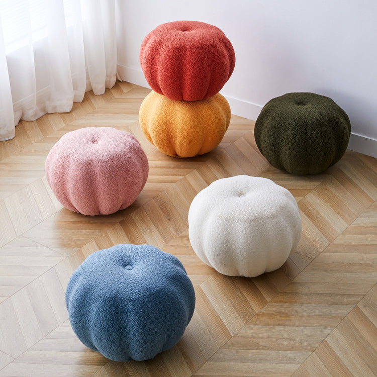 Pumpkin Wood Velvet Armchair