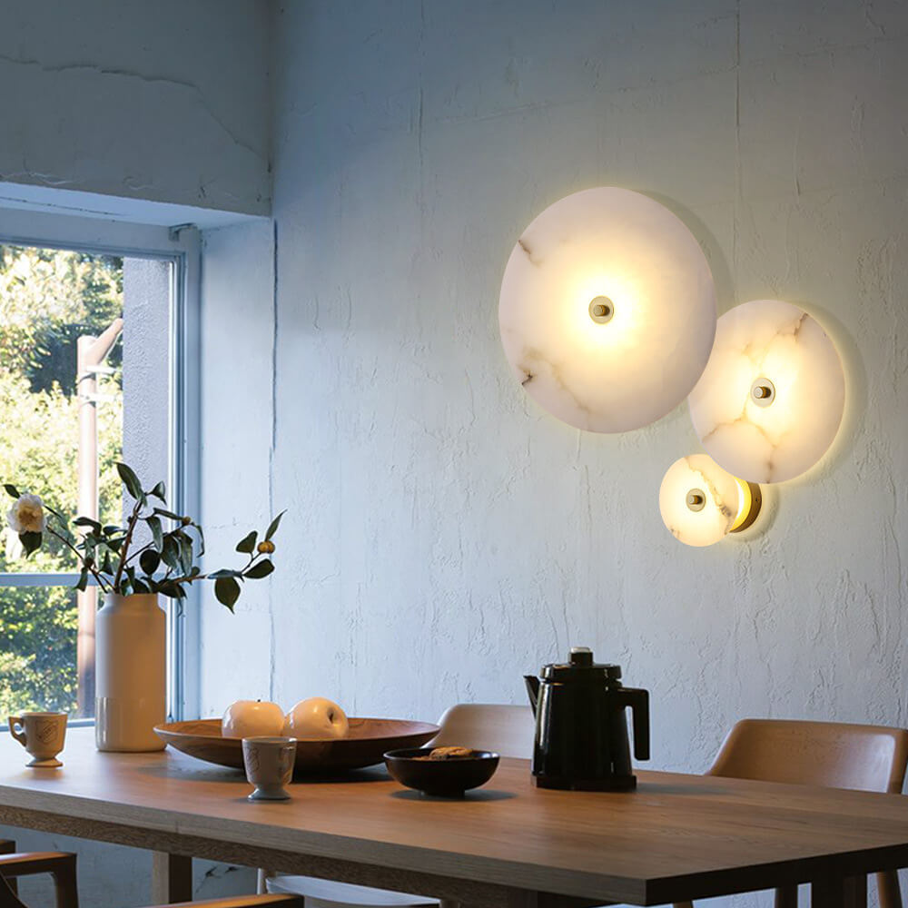 Modern Luxury Marble Iron LED Sconce