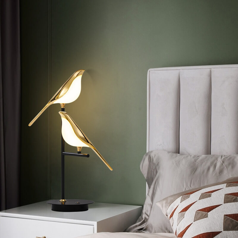Nordic Magpie Bird LED Table Lamp — 1 / 110V-120V For US/CA