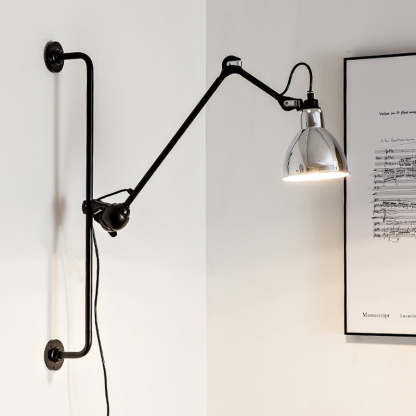 Industrial Vintage Iron Swing Arm Sconce