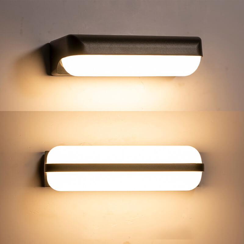 European Retro Die-Cast Aluminum Patio Wall Sconce