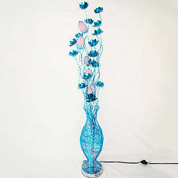 European Vase Flower Aluminum LED Floor Lamp