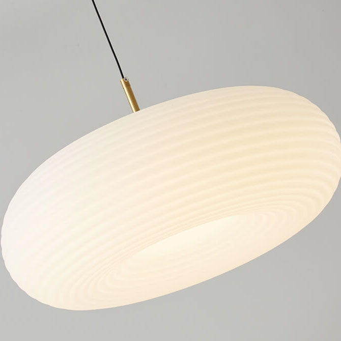 Modern Cream Apple Copper LED Pendant Light