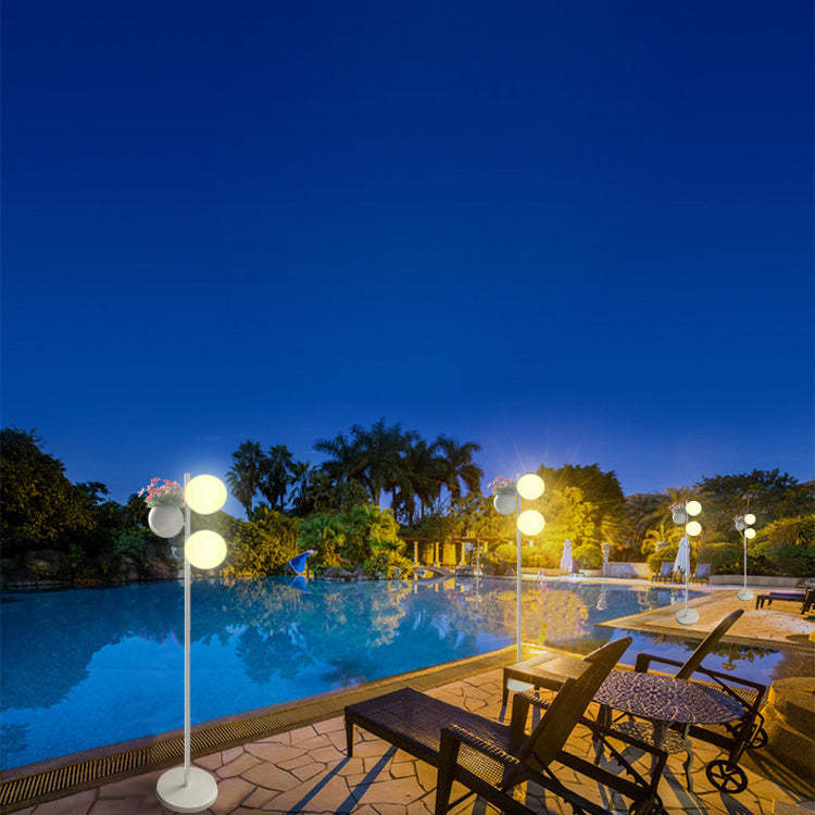 Flowerpot Globe LED Waterproof Floor Lamp