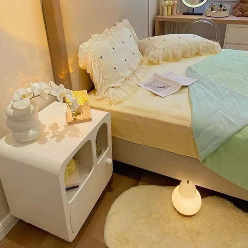 Contemporary Wood 1-Drawer End Table