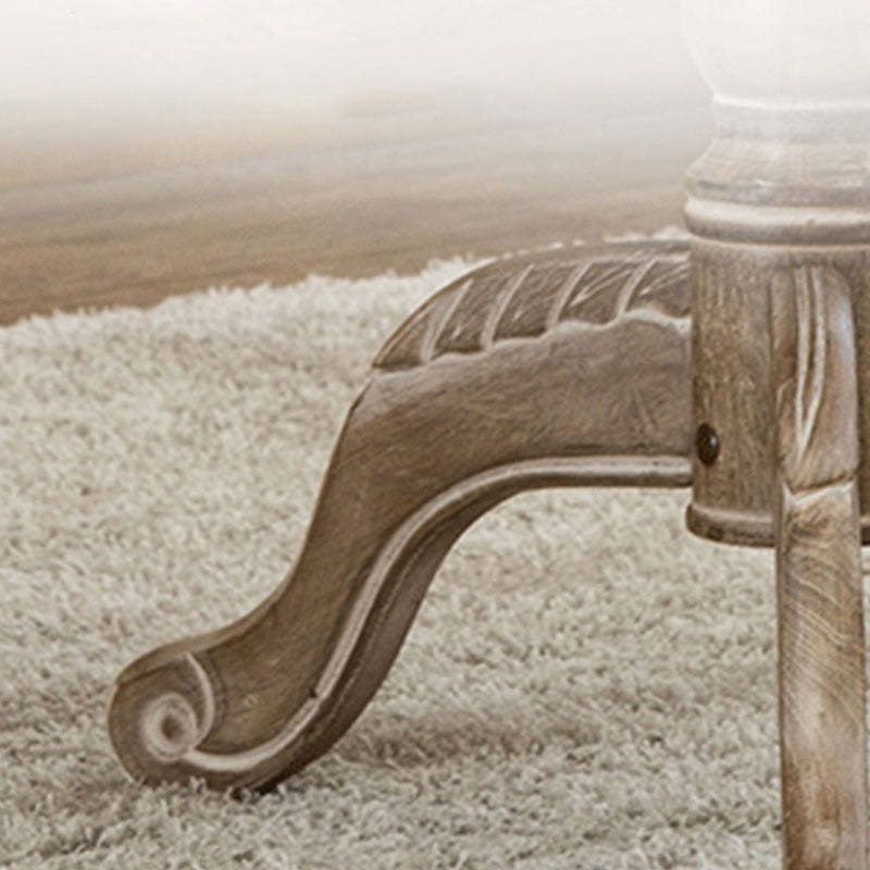 French Round Wood Three-Leg Coffee Table