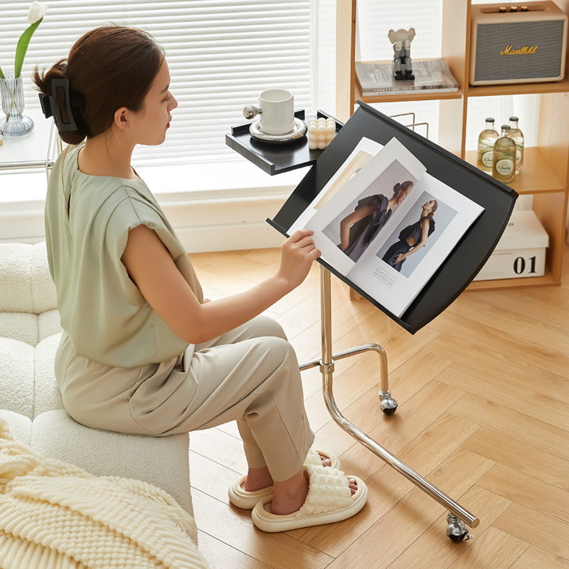Minimalist Solid Wood Reversible Rectangular End Table