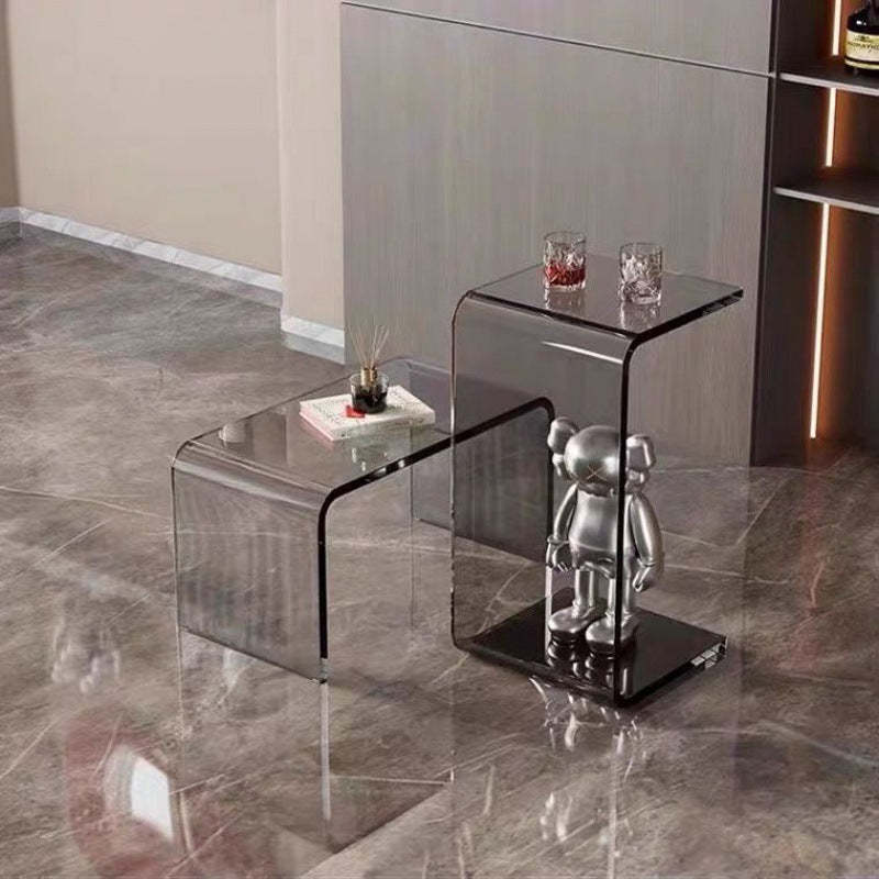 Scandinavian Square Acrylic End Table