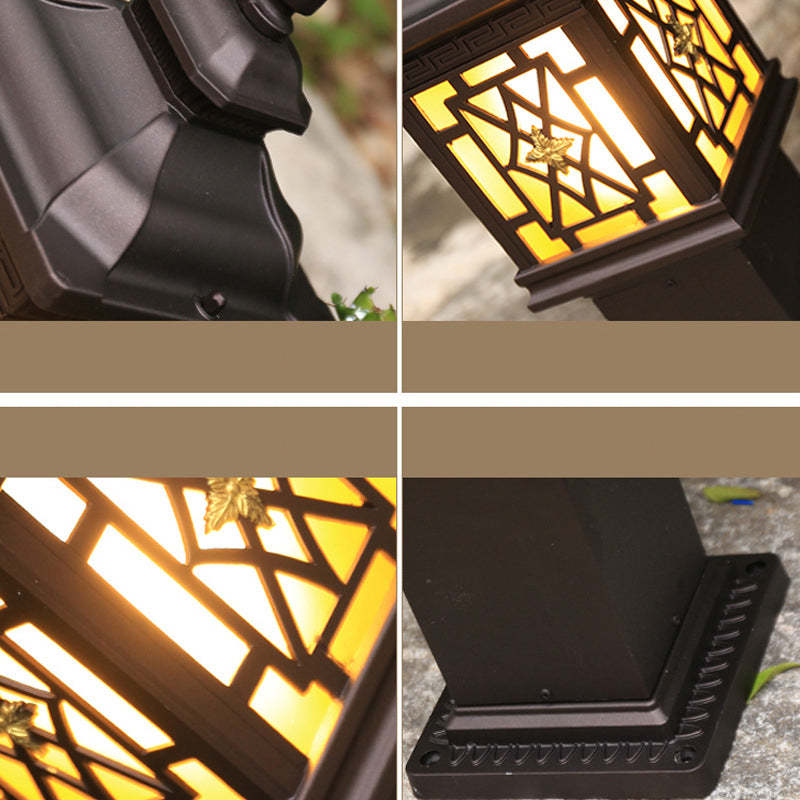 Chinese Palace Roof Pillar Aluminum Landscape