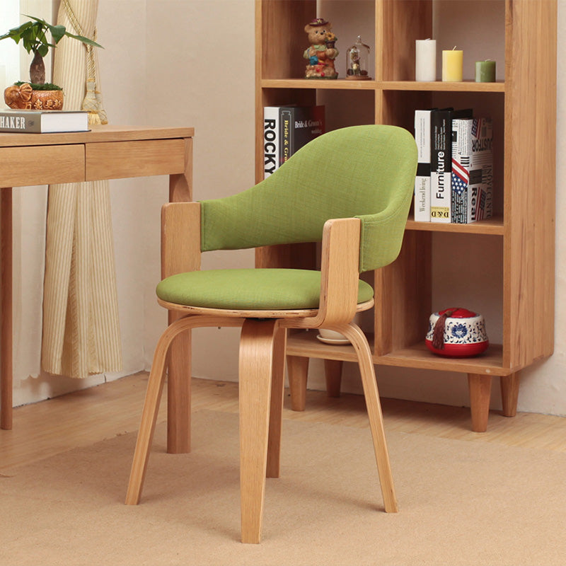 Nordic PU Leather Ergonomic Swivel Desk Chair