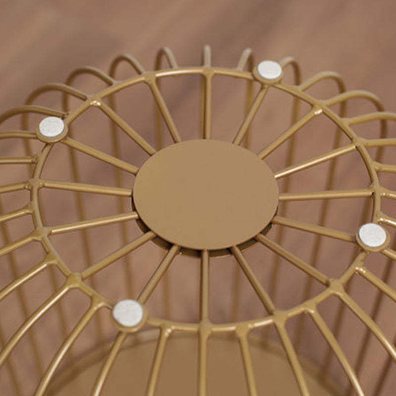 Contemporary Iron Cage Coffee Table