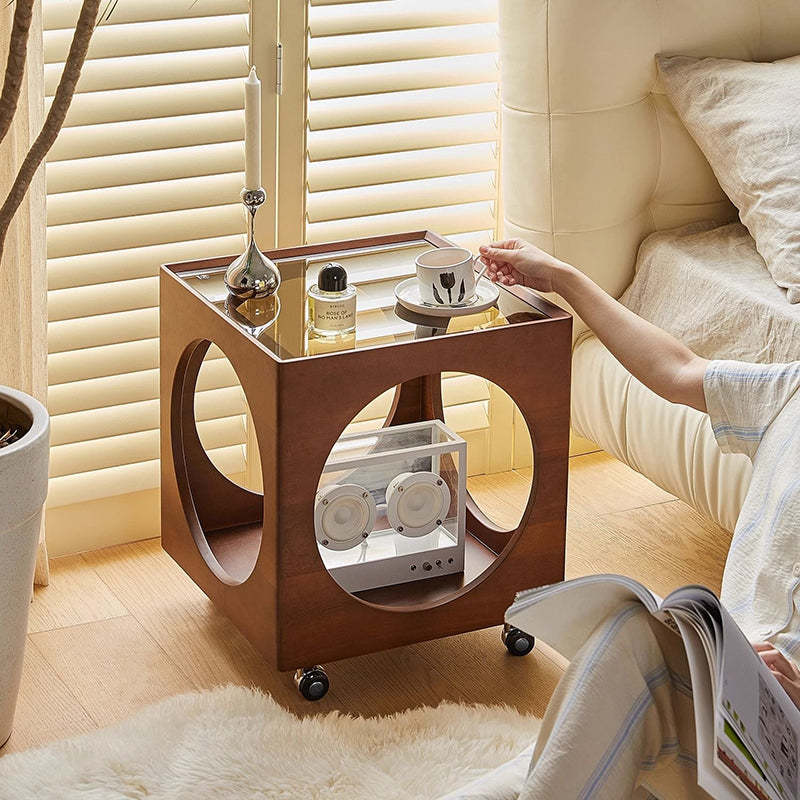 Nordic Wood 2-Tier End Table