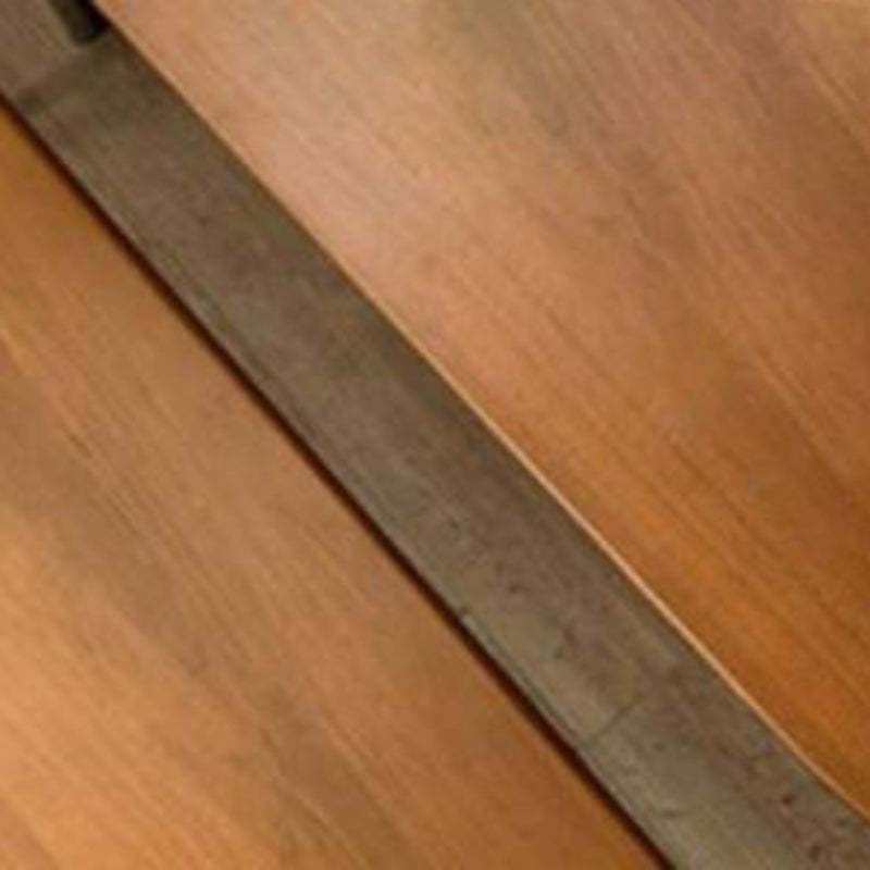 Vintage Pine Ash Wood Elliptical Dining Table For 4