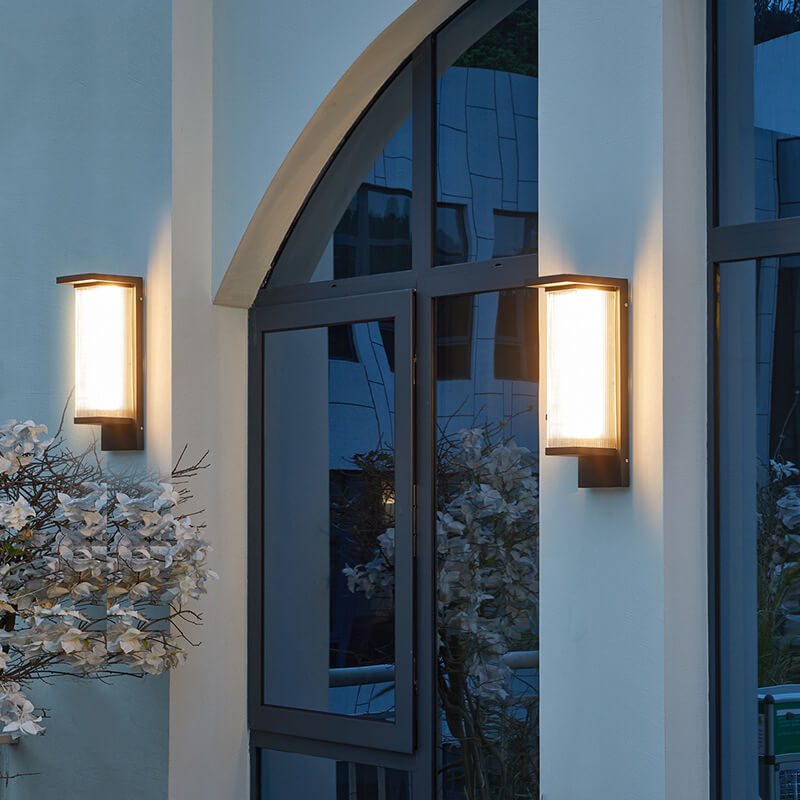 Industrial Shade Outdoor Wall Sconce — Hardwired - 110V-120V For US/CA