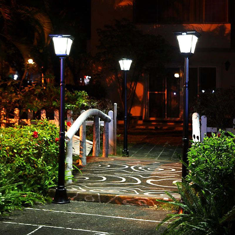 Chinese Solar Glass Cylinder LED Landscape Light