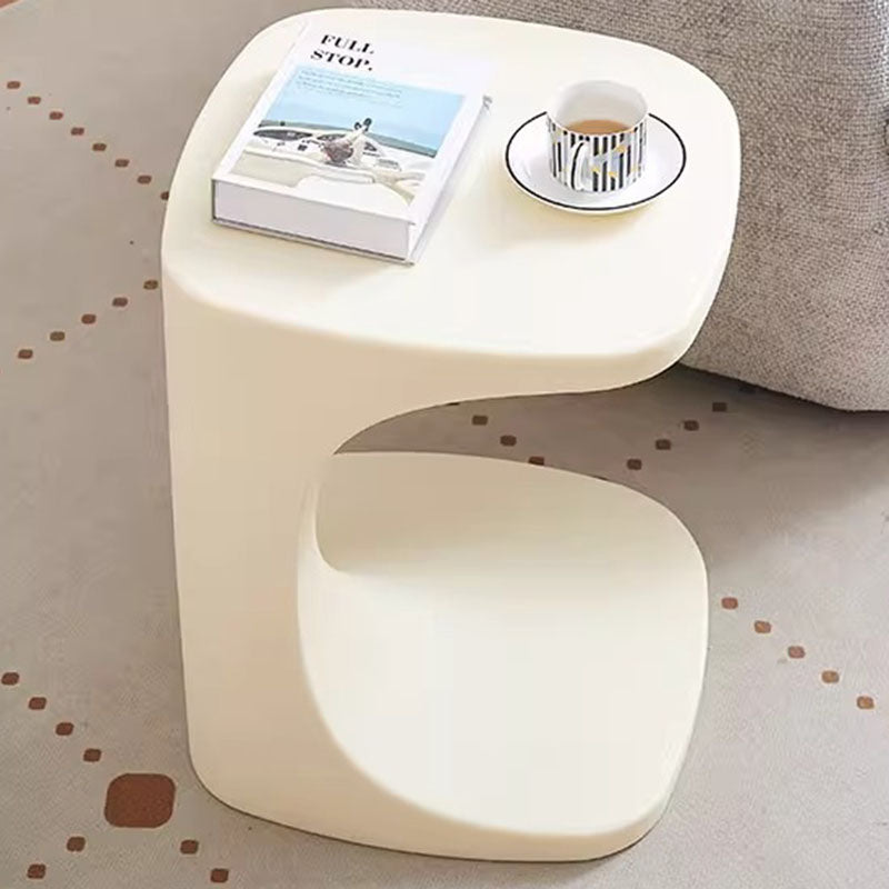 Minimalist C-Shape Acrylic Coffee Table
