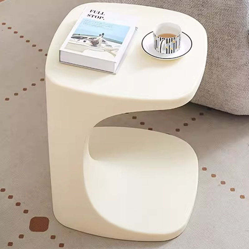 Minimalist C-Shape Acrylic Coffee Table