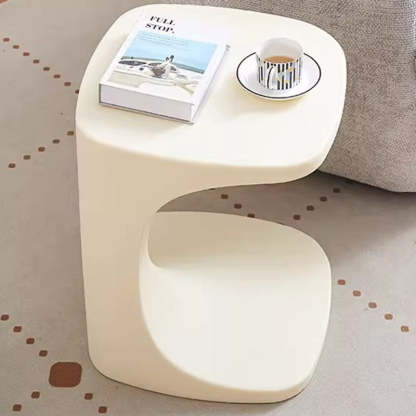 Minimalist C-Shape Acrylic Coffee Table