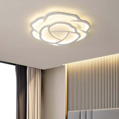 Modern Rose LED Flush Mount Light