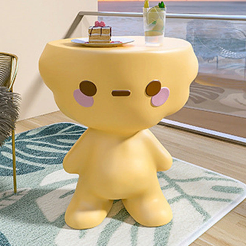 Modern Art Deco Kids Cartoon Resin End Table
