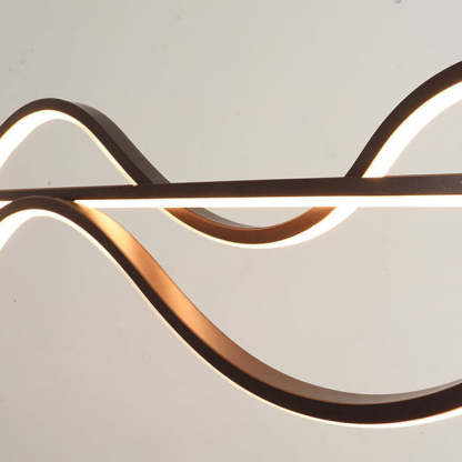 Minimalist Lines LED Island Chandelier