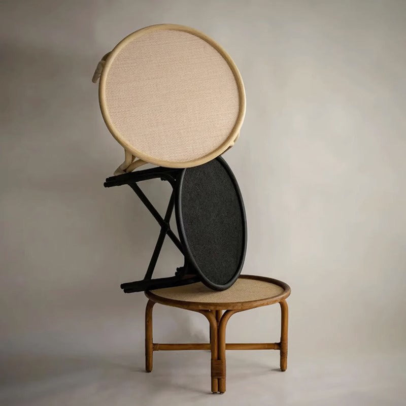 Nordic Round Rattan Coffee Table