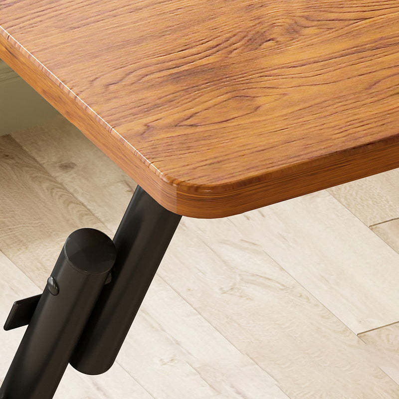 Minimalist Steel Wood Study Side Table