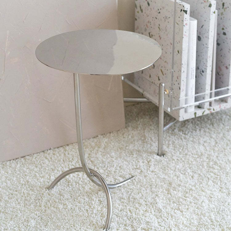 Minimalist J-Shape Steel Coffee Table