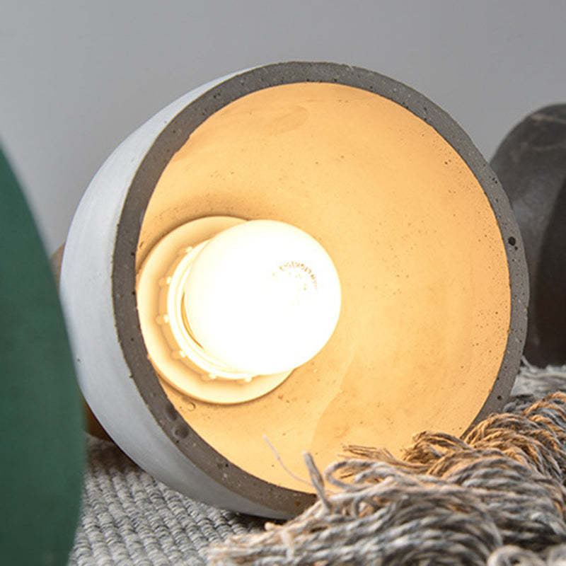 Nordic Cement Tapered Mini LED Pendant