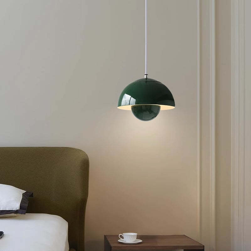 Nordic Iron Aluminum Flower Bud LED Pendant Light