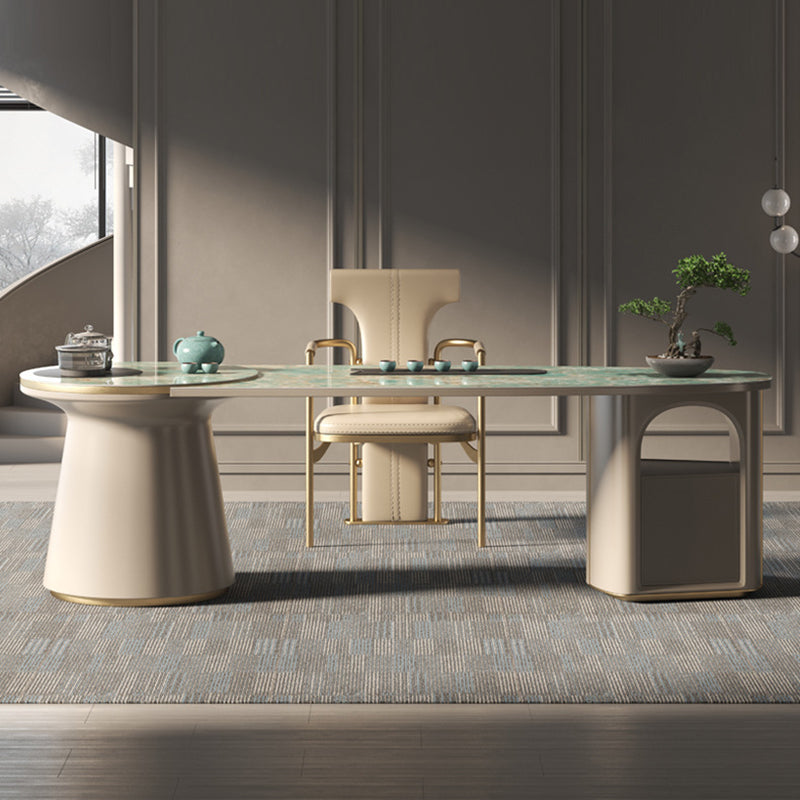 Modern Microfiber Leather Steel Dining Chair