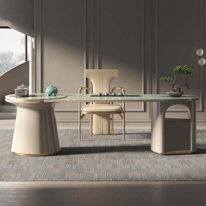 Modern Microfiber Leather Steel Dining Chair