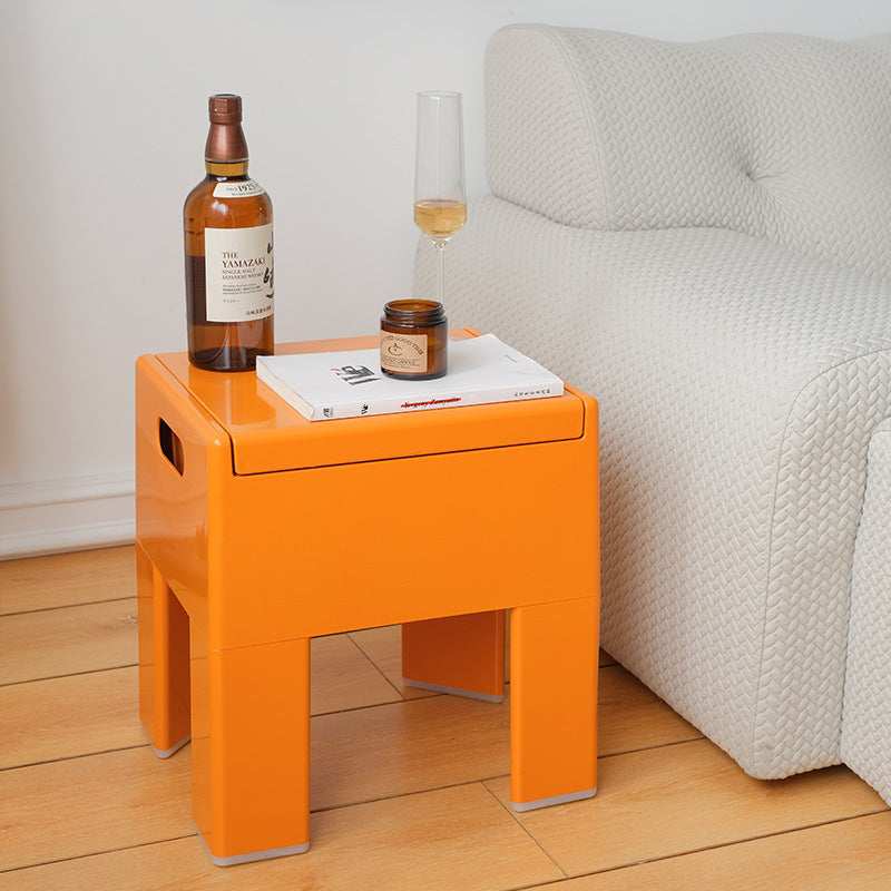 Contemporary Backless Plastic Chair