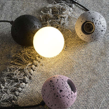 Scandinavian Orb Terrazzo Pendant Light