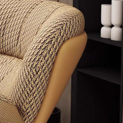 Nordic Houndstooth Velvet Rocking Chair