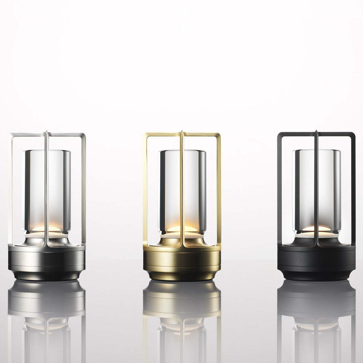 Nordic Vintage Aluminum Acrylic USB Rechargeable Night Light