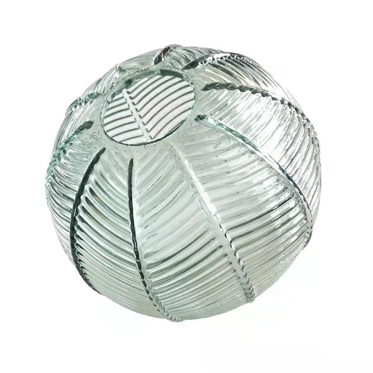 Green Leaf Glass Ball Pendant Light
