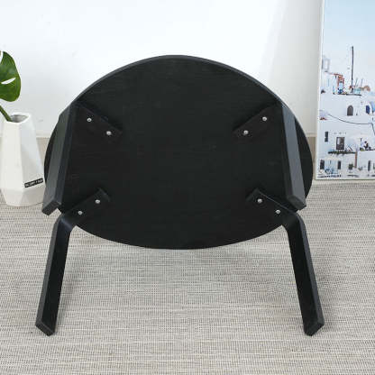 Bend Round Wood Coffee Table