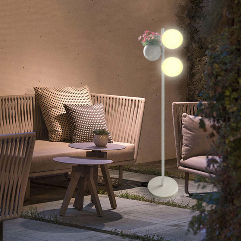 Flowerpot Globe LED Waterproof Floor Lamp